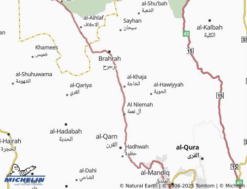 MICHELIN-Landkarte al-Hadaban - ViaMichelin