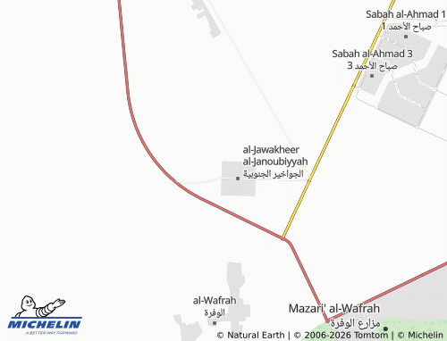 MICHELIN Jawakheer South Block 4 map - ViaMichelin