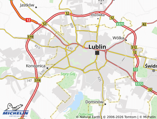 Mapa MICHELIN Rury - ViaMichelin