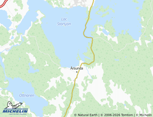 Mapa MICHELIN Åshuvudet - ViaMichelin