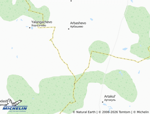 MICHELIN-Landkarte Chishma-Urakayevo - ViaMichelin