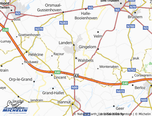 Kaart MICHELIN Walsbets - ViaMichelin