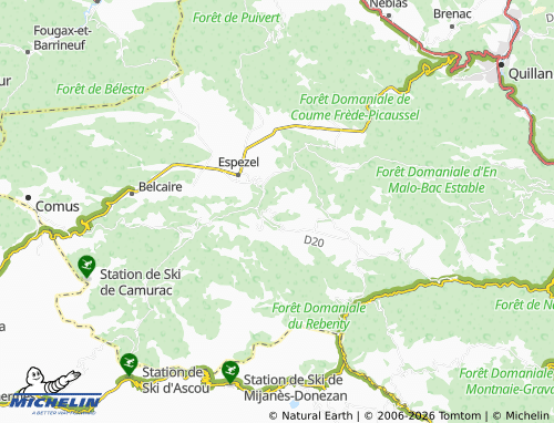 Mappa MICHELIN Galinagues - ViaMichelin