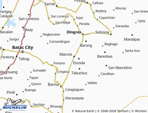 MICHELIN Marcos map - ViaMichelin