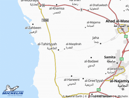 MICHELIN-Landkarte al-Maqdirah - ViaMichelin