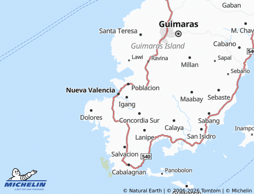 MICHELIN Igang map - ViaMichelin