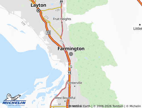 Mappa MICHELIN Farmington - ViaMichelin