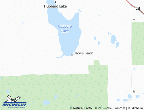 Mapa MICHELIN Backus Beach - ViaMichelin