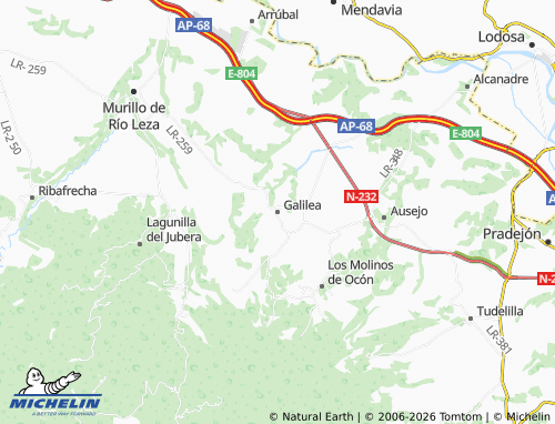 Carte MICHELIN Galilea - ViaMichelin