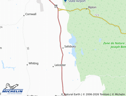 Carte MICHELIN Salisbury - ViaMichelin