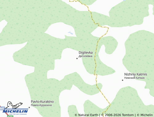 MICHELIN-Landkarte Digilevka - ViaMichelin