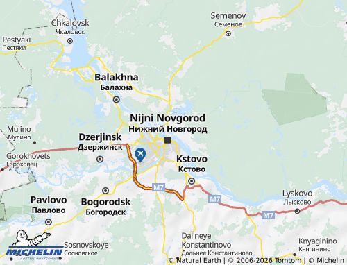 Carte MICHELIN Bor - ViaMichelin