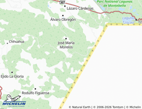 MICHELIN Cruz Grande map - ViaMichelin