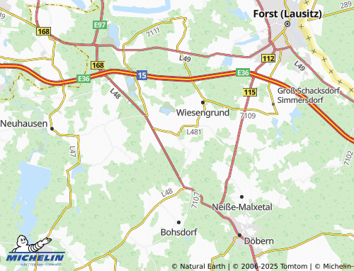 MICHELIN Trebendorf map - ViaMichelin