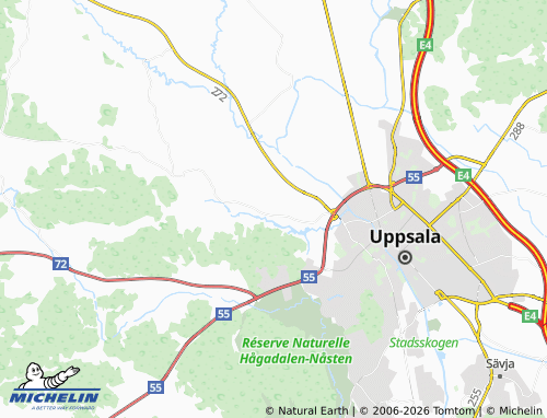 MICHELIN Skäggesta map - ViaMichelin
