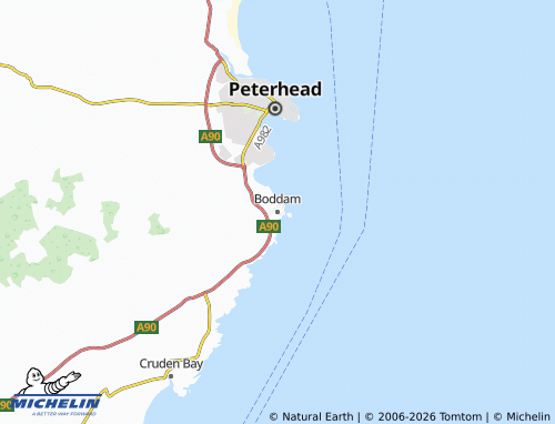 Carte MICHELIN Boddam - ViaMichelin