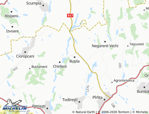 MICHELIN Bușila map - ViaMichelin