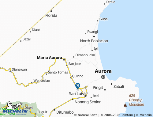 MICHELIN Cabituculan East map - ViaMichelin