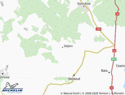 Mappa MICHELIN Stejaru - ViaMichelin