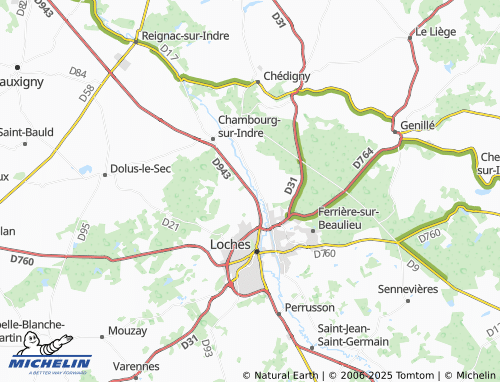 Carte MICHELIN Cornillé - ViaMichelin