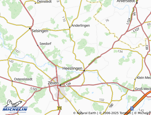MICHELIN Meinstedt map - ViaMichelin