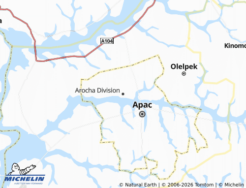 Mappa MICHELIN Arocha Division - ViaMichelin