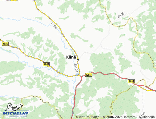 Carte MICHELIN Klinë - ViaMichelin