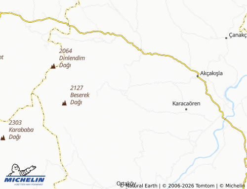 MICHELIN Akçasu map - ViaMichelin