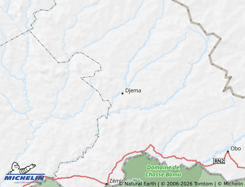 MICHELIN Djéma map - ViaMichelin