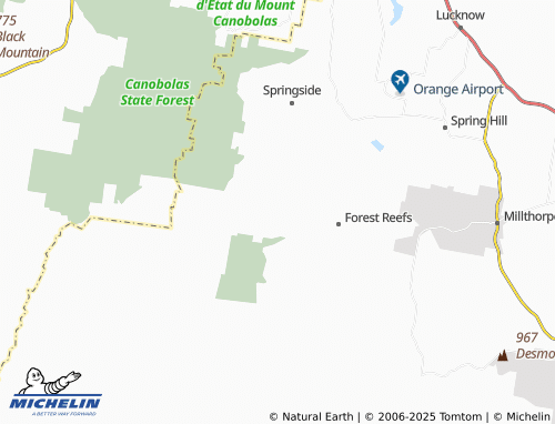 MICHELIN Waldegrave map - ViaMichelin