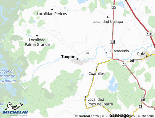 MICHELIN Tuxpan map - ViaMichelin