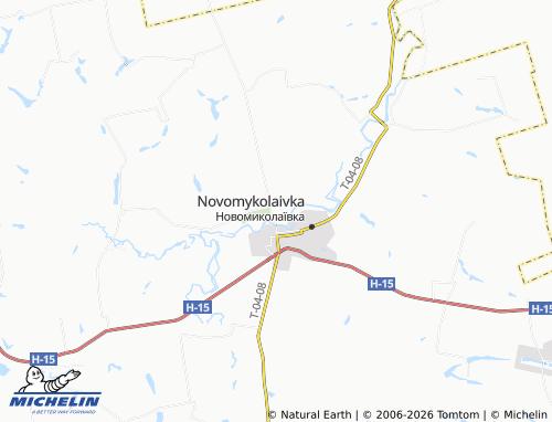 MICHELIN Mykhailivske map - ViaMichelin