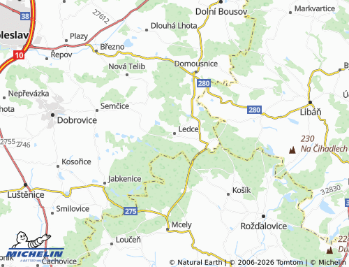 Mappa MICHELIN Ledce - ViaMichelin