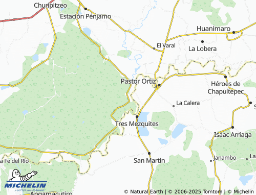 MICHELIN-Landkarte Ex Hacienda, La Calle - ViaMichelin