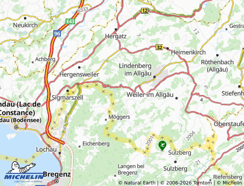 Mappa MICHELIN Rickenbach - ViaMichelin