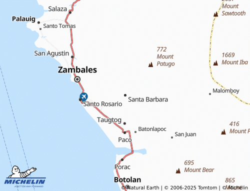 MICHELIN Santa Barbara map - ViaMichelin