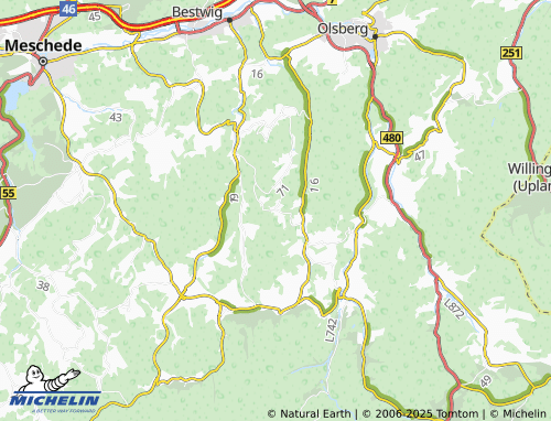 MICHELIN Heinrichsdorf map - ViaMichelin