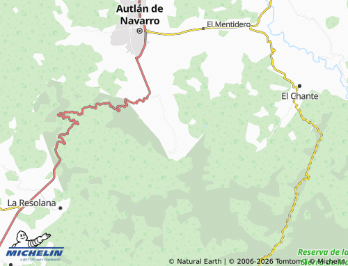 Mapa MICHELIN Ahuacapán - ViaMichelin