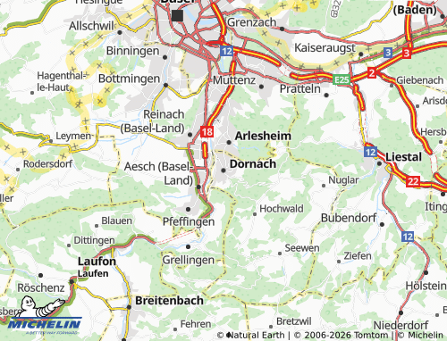 Carte MICHELIN Dornach - ViaMichelin