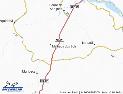 MICHELIN São Francisco map - ViaMichelin