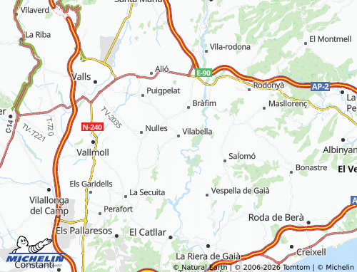Carte MICHELIN Vilabella - ViaMichelin