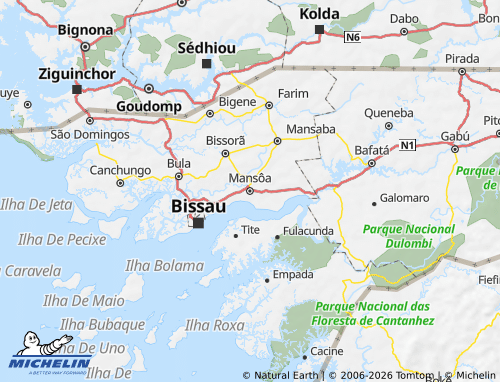 Mappa MICHELIN Mansôa - ViaMichelin