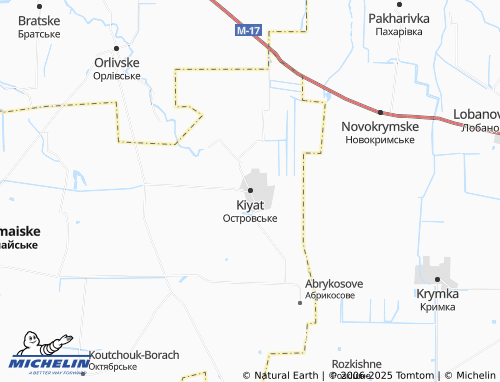 MICHELIN-Landkarte Kiyat - ViaMichelin
