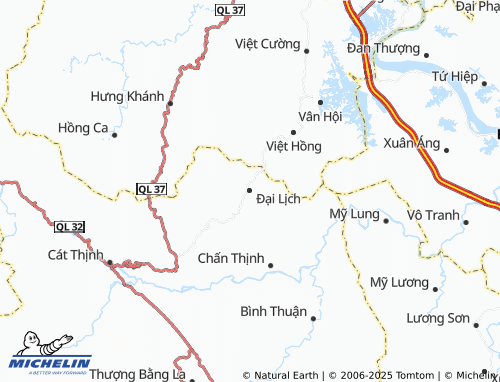 MICHELIN-Landkarte Đại Lịch - ViaMichelin
