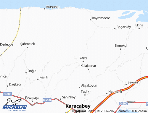 MICHELIN Güngörmez map - ViaMichelin