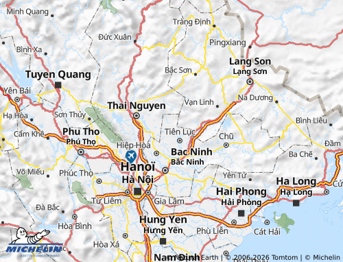 Mappa MICHELIN Yên Thế - ViaMichelin