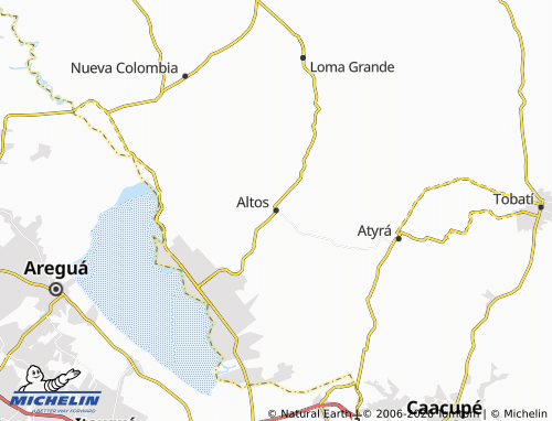 MICHELIN Altos map - ViaMichelin