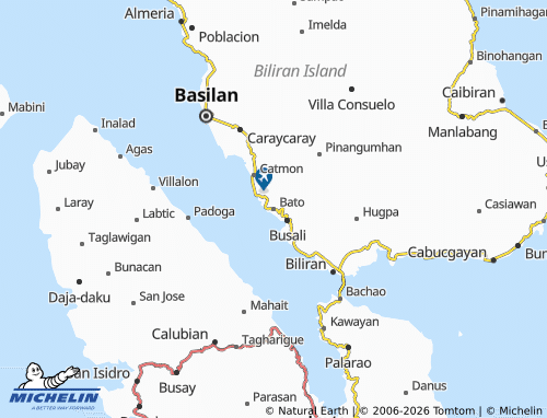 MICHELIN Bato map - ViaMichelin