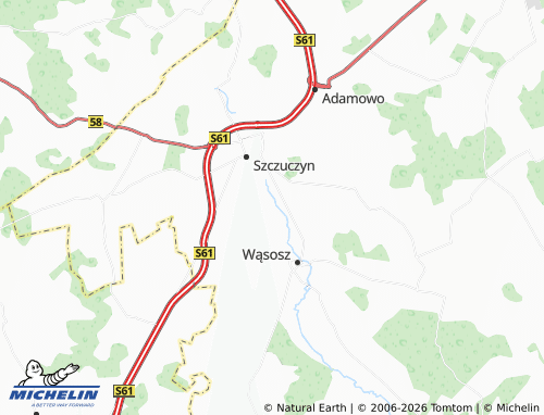 MICHELIN Świdry-Awissa map - ViaMichelin