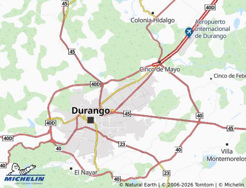 MICHELIN Acueducto map - ViaMichelin
